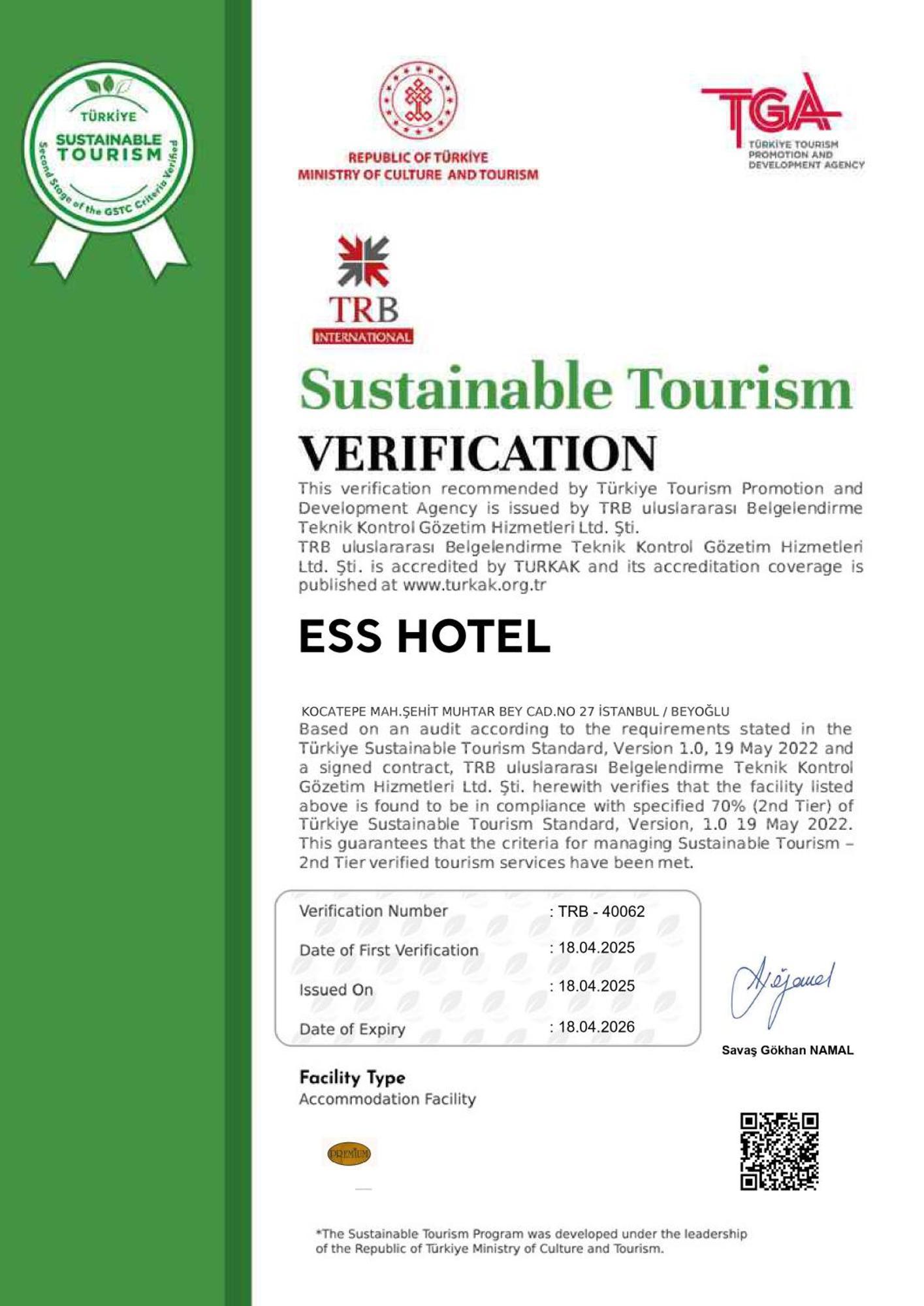 Ess Hotel Стамбул Екстер'єр фото